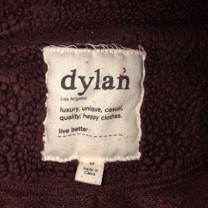 Dylan by True Grit Burgundy Fleece Pull Over